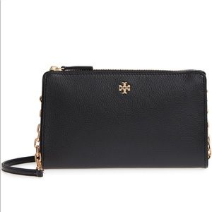 Tory Burch Marsden Leather Wallet Crossbody